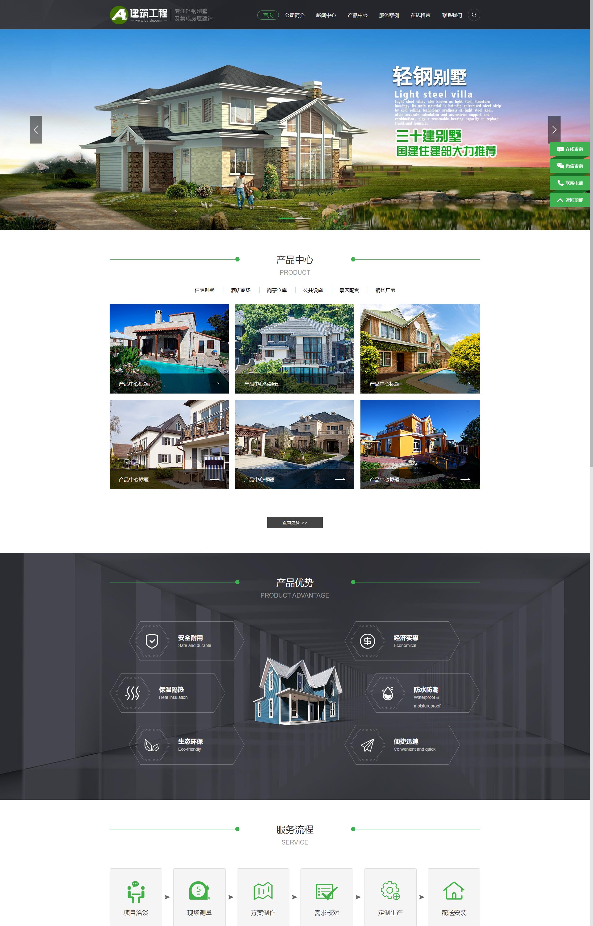 (PC+WAP)房屋建造建筑工程-房地产建材行业